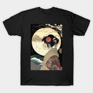 Geisha in Park T-Shirt